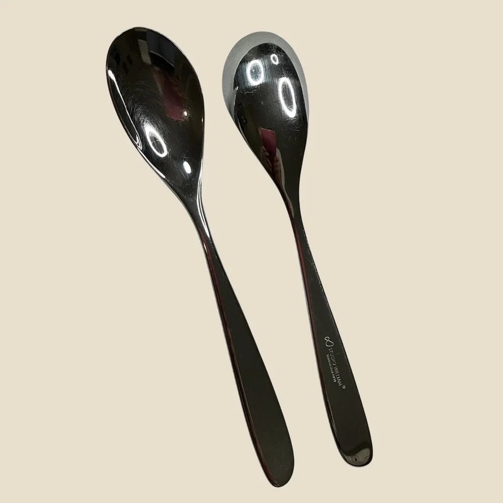 Studio William Olive Hazel Cutlery Dinner Spoons Stainless Steel 2pcs